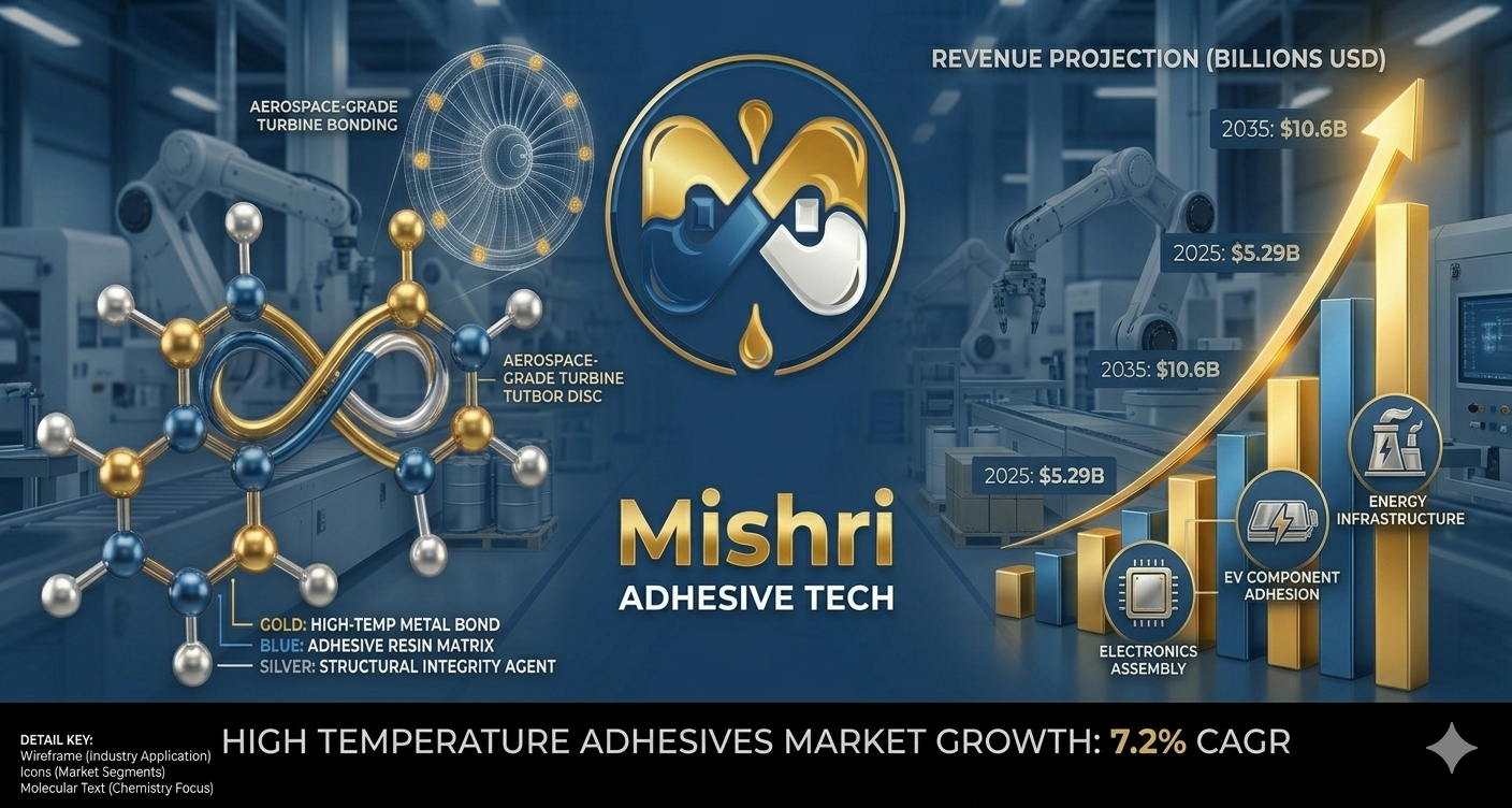 🚀 High-Temperature Adhesives Market Set to Cross $10.6 Billion – What It Means for Industry Leaders